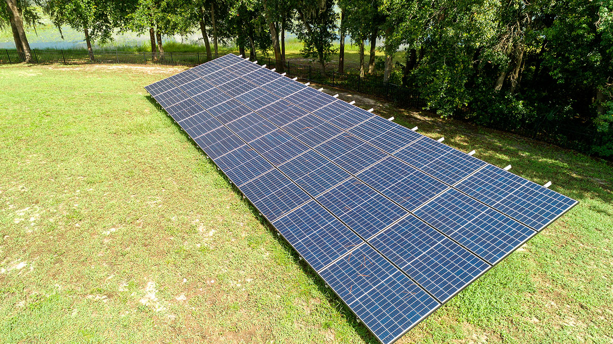 Solar Electric ground mount
