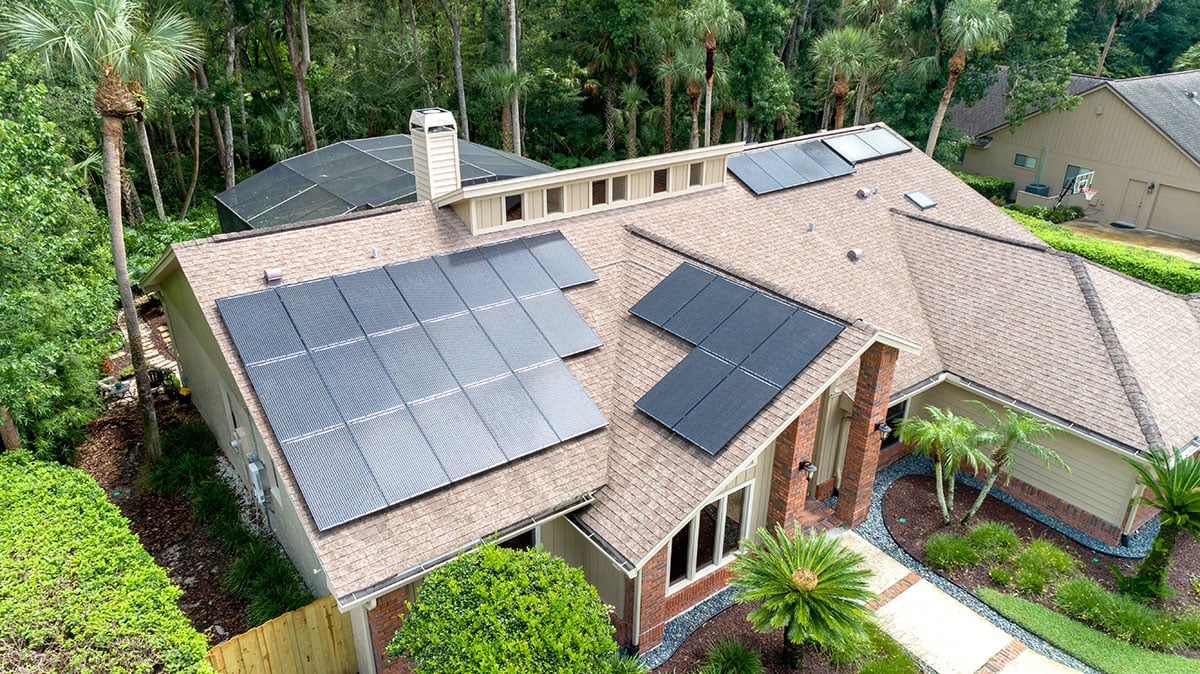 Solar Electric Roof Home